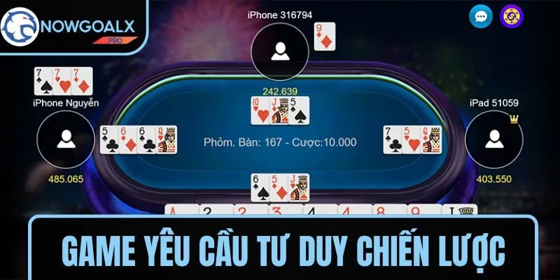 Game yêu cầu tư duy chiến lược và phán đoán các lá bài